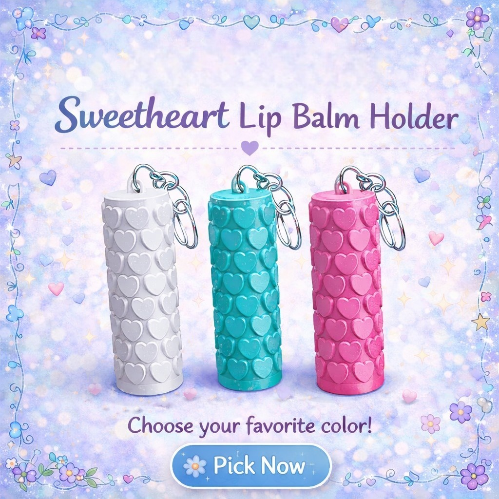 Sweetheart Lip Balm Holder